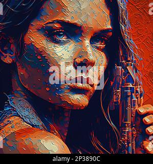 Principessa guerriero Foto Stock