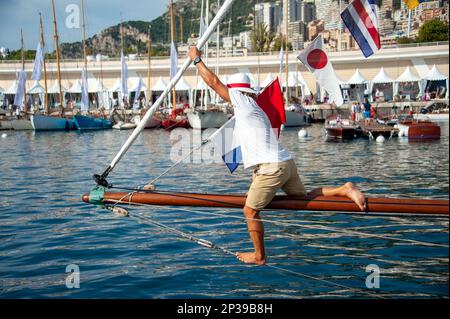 L'uomo del marinaio al lavoro Foto Stock