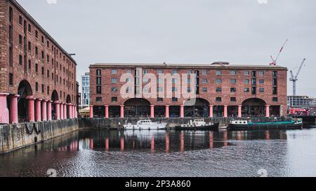 Royal Albert Dock Liverpool Foto Stock