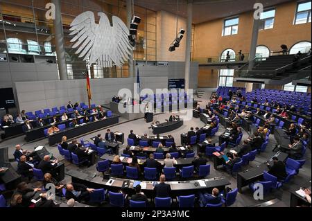 Berlino, Germania. 03rd Mar, 2023. Bundestag. Credit: Julian Weber/dpa/Archive/dpa/Alamy Live News Foto Stock