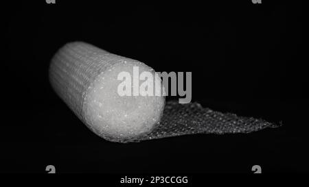 Woll di pellicola di imballaggio a bolle Foto Stock