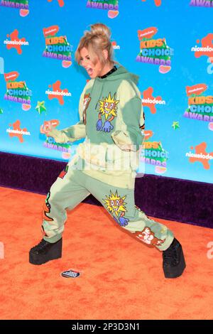 JAX arriva al Nickeodeon's Kids' Choice Awards 2023 al Microsoft Theatre di Los Angeles, USA, il 04 marzo 2023. Foto Stock