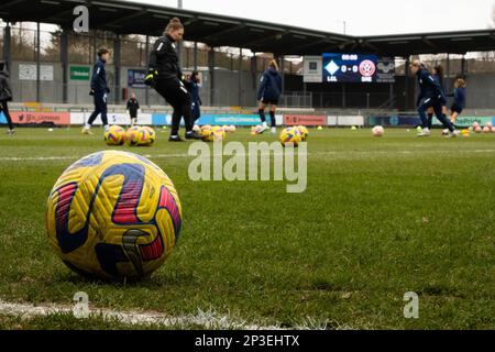 REGNO UNITO. 05th Mar, 2023. Londra, Inghilterra, 05 marzo 2023 il team di London City Lionesses si sta scaldando prima della partita di Womens Championship tra London City Lionesses e Sheffield United a Princes Park a Londra, Inghilterra (PEDRO PORRU, Pedro Porru/ SPP) Credit: SPP Sport Press Photo. /Alamy Live News Foto Stock