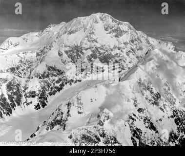 Alaska - Mt. McKinley, fotografia aerea. Foto Stock