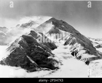 Alaska - Mt. McKinley, fotografia aerea. Foto Stock