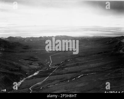 Alaska - Mt. McKinley, fotografia aerea. Foto Stock