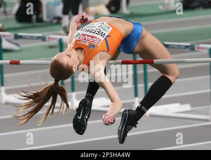 Istanbul, Turchia. 05th Mar, 2023. Britt WEERMAN dei Paesi Bassi durante i Campionati europei di atletica indoor 2023 il 5 marzo 2023 all'Atakoy Arena di Istanbul, Turchia - Foto Laurent Lairys/ABACAPRESS.COM Credit: Abaca Press/Alamy Live News Foto Stock