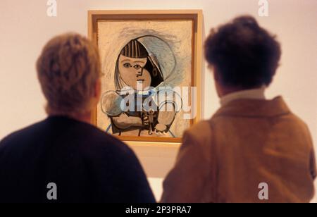 Málaga.Andalusia. Spagna: Museo Picasso nel Palacio de los Condes de Buenavista. Sala VII. In via San Agustin 8 Foto Stock