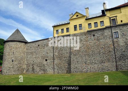 Castello cittadino, Kremnica, Körmöcbánya, regione di Banská Bystrica, Repubblica Slovacca, Europa Foto Stock