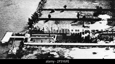 1930 ca, Palm Spring , USA : la famosa gangstern al CAPONE ( Alphonse Caponi , New York , 1899 - Palm Spring 1947 ) Villa vicino Miami - delinquente - mafia - mafioso ---- Archivio GBB Foto Stock