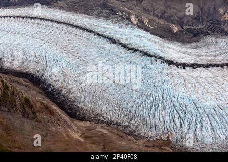 Aeroporto Glacier, intervallo di tempo equo nel Glacier Bay National Park, Alaska sudorientale, Stati Uniti. Foto Stock