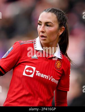 Leigh, Regno Unito. 5th Mar, 2023. Katie Zelem del Manchester United durante la partita della fa Women's Super League al Leigh Sports Village di Leigh. Il credito dell'immagine dovrebbe essere: Gary Oakley/Sportimage Credit: Sportimage/Alamy Live News Foto Stock