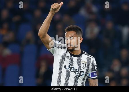 Roma, Italia. 05th Mar, 2023. Danilo della Juventus durante AS Roma vs Juventus FC, calcio italiano Serie A match in Rome, Italy, March 05 2023 Credit: Independent Photo Agency/Alamy Live News Foto Stock