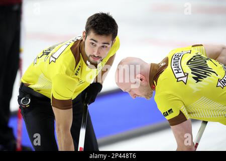 Londra, Canada. 05th Mar, 2023. Lotto Colton del team Manitoba. Credit: Luke Durda/Alamy Live News Foto Stock