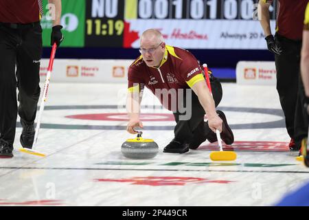 Londra, Canada. 05th Mar, 2023. Terry Lichty del team Nunavut. Credit: Luke Durda/Alamy Live News Foto Stock