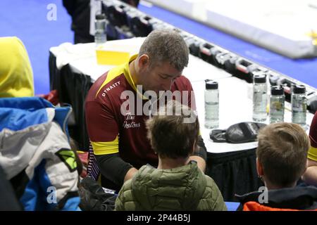 Londra, Canada. 05th Mar, 2023. Sheldon Wettig del team Nunavut. Credit: Luke Durda/Alamy Live News Foto Stock