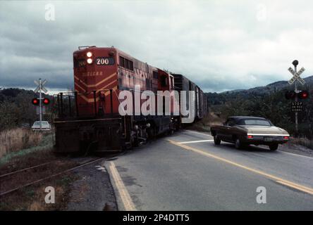 St Johnsbury e Lamoille County Railroad Foto Stock