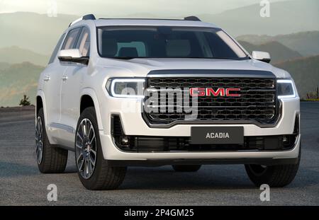 GMC Acadia SUV di medie dimensioni Foto Stock