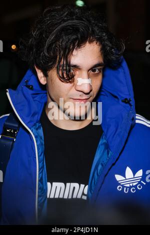 Milano, Italia. 05th Mar, 2023. Tananai partecipa al che tempo che fa TV Show il 05 marzo 2023 a Milano (Foto di Alessandro Bremec/NurPhoto) Credit: NurPhoto SRL/Alamy Live News Foto Stock