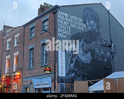 Jamie Webster Pier Head concerto Venerdì 30th Giugno 2023 Biglietti in vendita ora, Slater St, Liverpool, Merseyside, Inghilterra, REGNO UNITO, L1 4BX Foto Stock