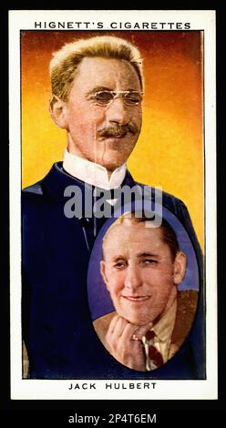 Ritratto di Jack Hulbert - Cigarette Vintage Card 02 Foto Stock