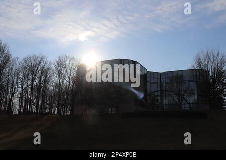 Paesaggi universitari Foto Stock