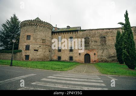 Castello di Villafranca del bierzo,leon. spagna - ott 2022. Foto di alta qualità Foto Stock