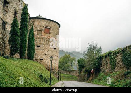 Castello di Villafranca del bierzo,leon. spagna - ott 2022. Foto di alta qualità Foto Stock
