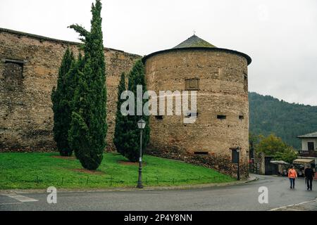 Castello di Villafranca del bierzo,leon. spagna - ott 2022. Foto di alta qualità Foto Stock