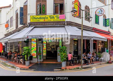 Chinatown Teh Tarik ristorante a Chinatown, Singapore Foto Stock