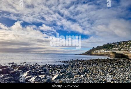 Mousehole Cornwall, Inghilterra - Febbraio 4th 2023, piccolo villaggio con porto in Cornovaglia Inghilterra. Foto Stock