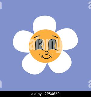 Adesivi. Il sole, il logo, il viso sorridente, il buon umore. Brutalismo, design moderno. Lo stile degli anni '80s. eps 10 Illustrazione Vettoriale