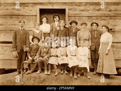 Una Camera Scuola inizio 1900s Foto Stock