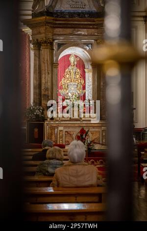 Cappella di San Fermin, nella chiesa di San Lorenzo Pamplona Navarra Spagna Foto Stock