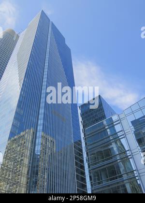 Grattacieli di San Francisco visti da Salesforce Park Foto Stock