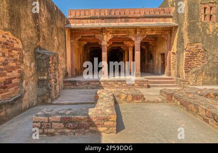 Panch Mahal luogo storico in Utttar Pradesh India Foto Stock