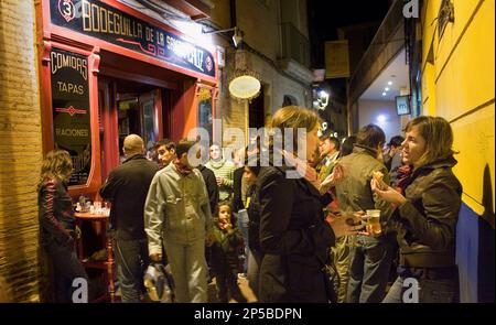 Saragozza, Aragona, Spagna: Bodeguilla de la Santa Cruz. Santa Cruz, 3 Foto Stock