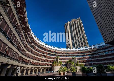 Il Barbican Centre, Londra, Inghilterra Foto Stock