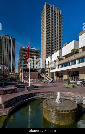 Il Barbican Centre, Londra, Inghilterra Foto Stock