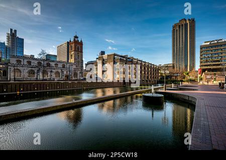 Il Barbican Centre, Londra, Inghilterra Foto Stock