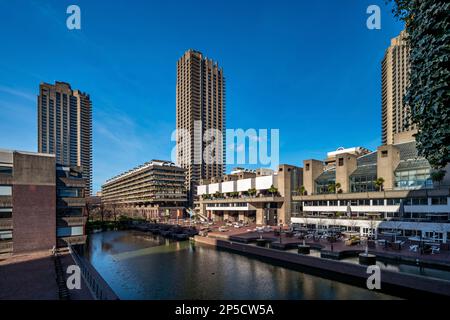 Il Barbican Centre, Londra, Inghilterra Foto Stock