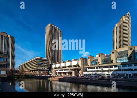 Il Barbican Centre, Londra, Inghilterra Foto Stock