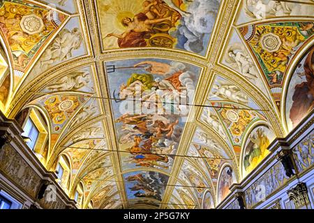 Galleria degli specchi di Palazzo Ducale a Mantova Foto Stock