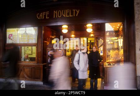 Cafe Novità,Plaza Mayor 2,(piazza principale), Salamanca,Spagna Foto Stock