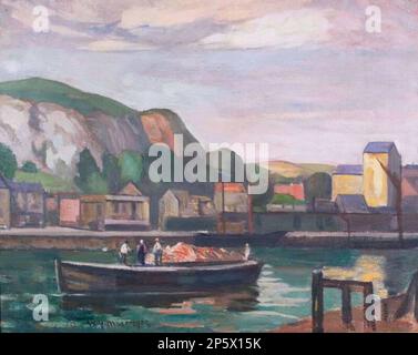 A Quayside, Boulogne, William York MacGregor (Dunbartonshire, Scozia, 1855 - 1923) Foto Stock