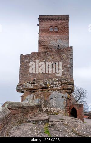 Trifels Castello di Annweiler in Germania Foto Stock