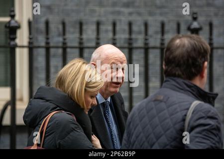 Londra, Regno Unito. 07th Mar, 2023. Damian Green MP al numero 10 di Downing Street London. Credit: Ian Davidson/Alamy Live News Foto Stock