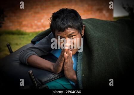 Il Nepal, Sangha, lesioni del midollo spinale il Centro di Riabilitazione Foto Stock