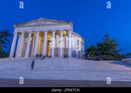 Il Thomas Jefferson Memorial, un monumento nazionale designato nel West Potomac Park, Washington, D.C., Stati Uniti d'America, Nord America Foto Stock