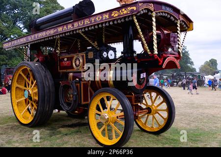 Shrewsbury Steam fair 2022 - motore di trazione Foto Stock